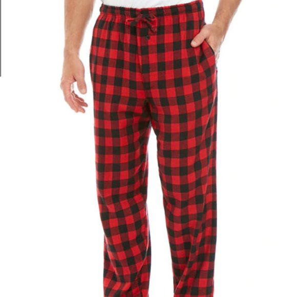 buffalo check pajama pants